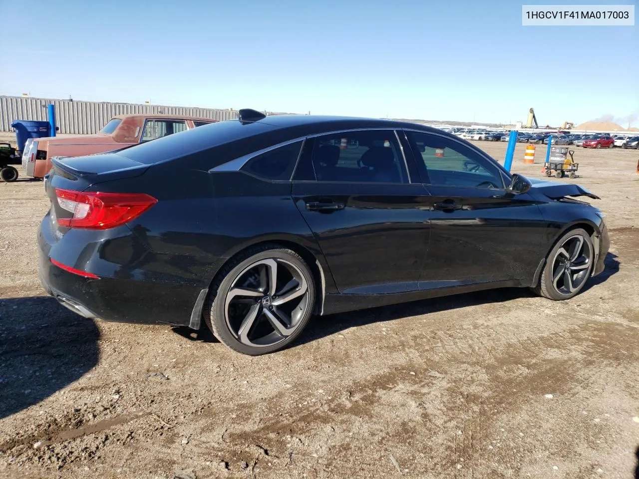 2021 Honda Accord Sport Se VIN: 1HGCV1F41MA017003 Lot: 81159844