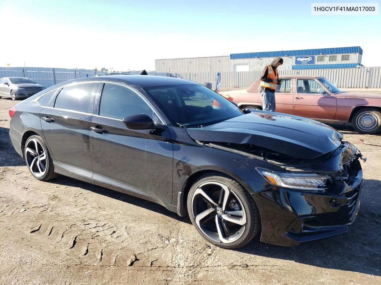 2021 Honda Accord Sport Se VIN: 1HGCV1F41MA017003 Lot: 81159844