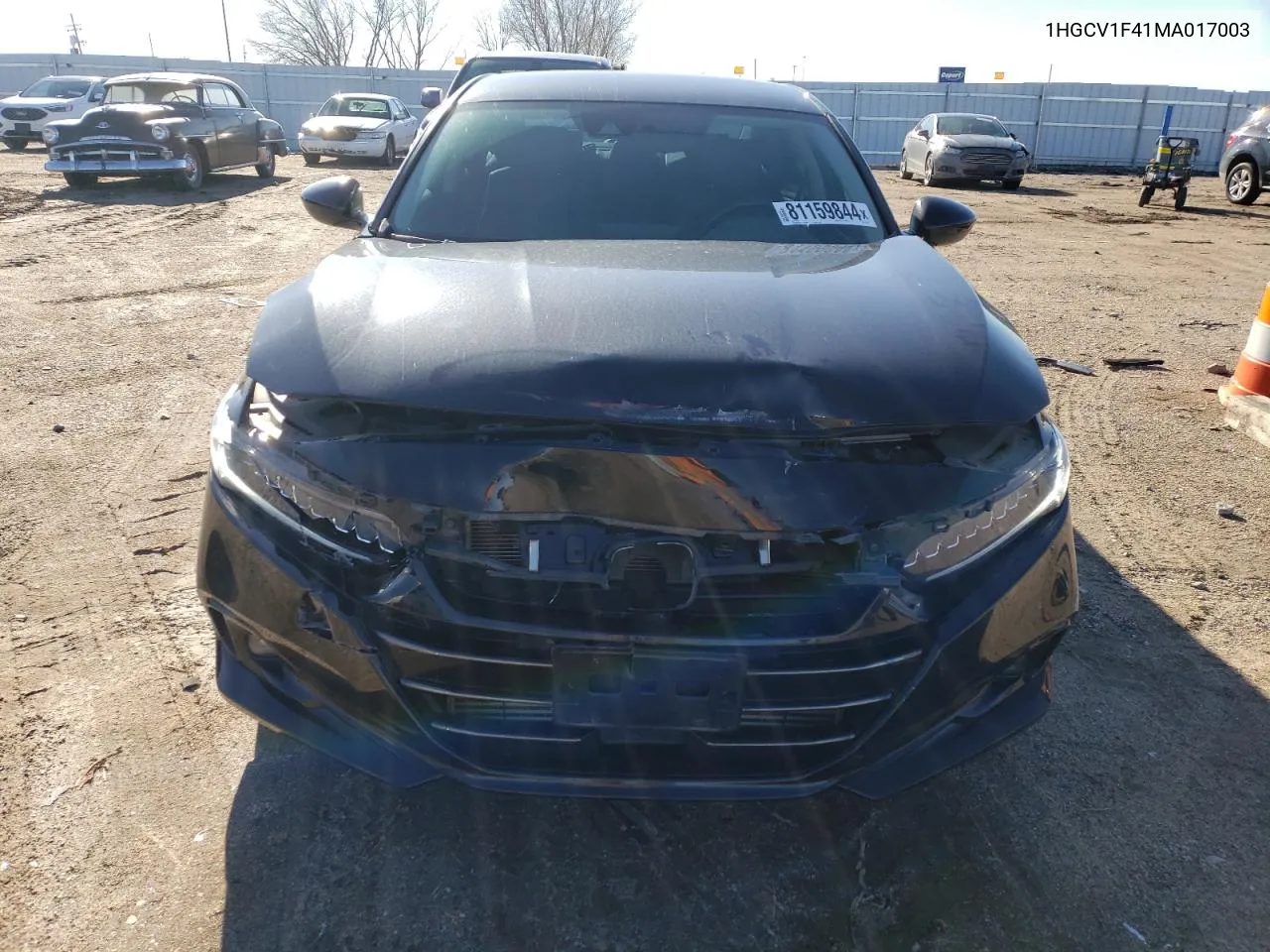 2021 Honda Accord Sport Se VIN: 1HGCV1F41MA017003 Lot: 81159844