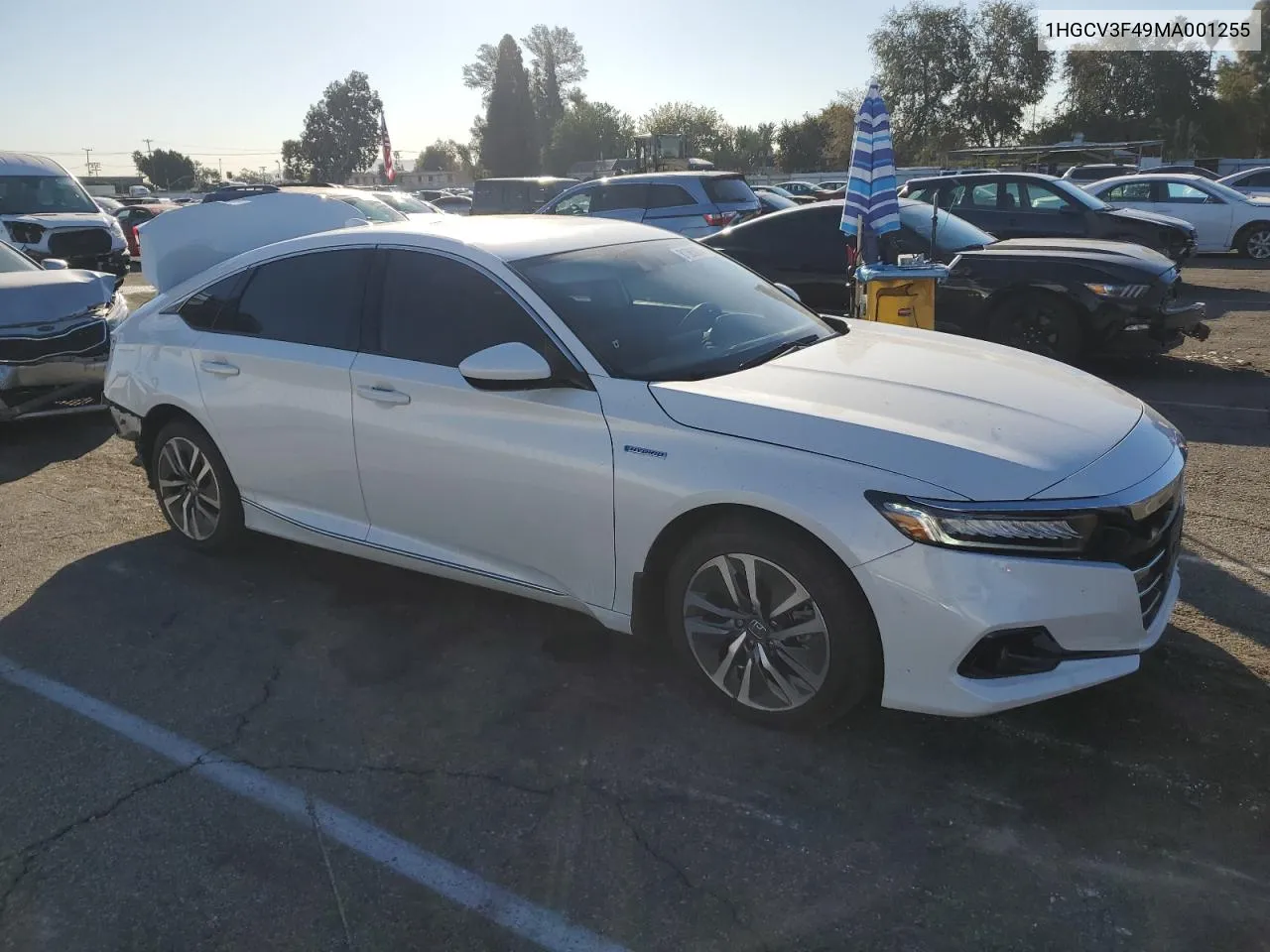 2021 Honda Accord Hybrid Ex VIN: 1HGCV3F49MA001255 Lot: 81383874