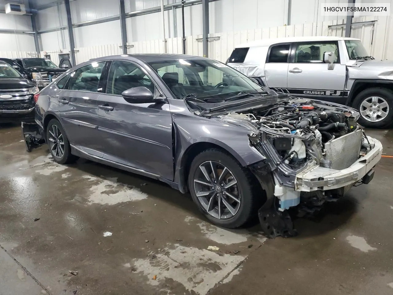 2021 Honda Accord Exl VIN: 1HGCV1F58MA122274 Lot: 81553724