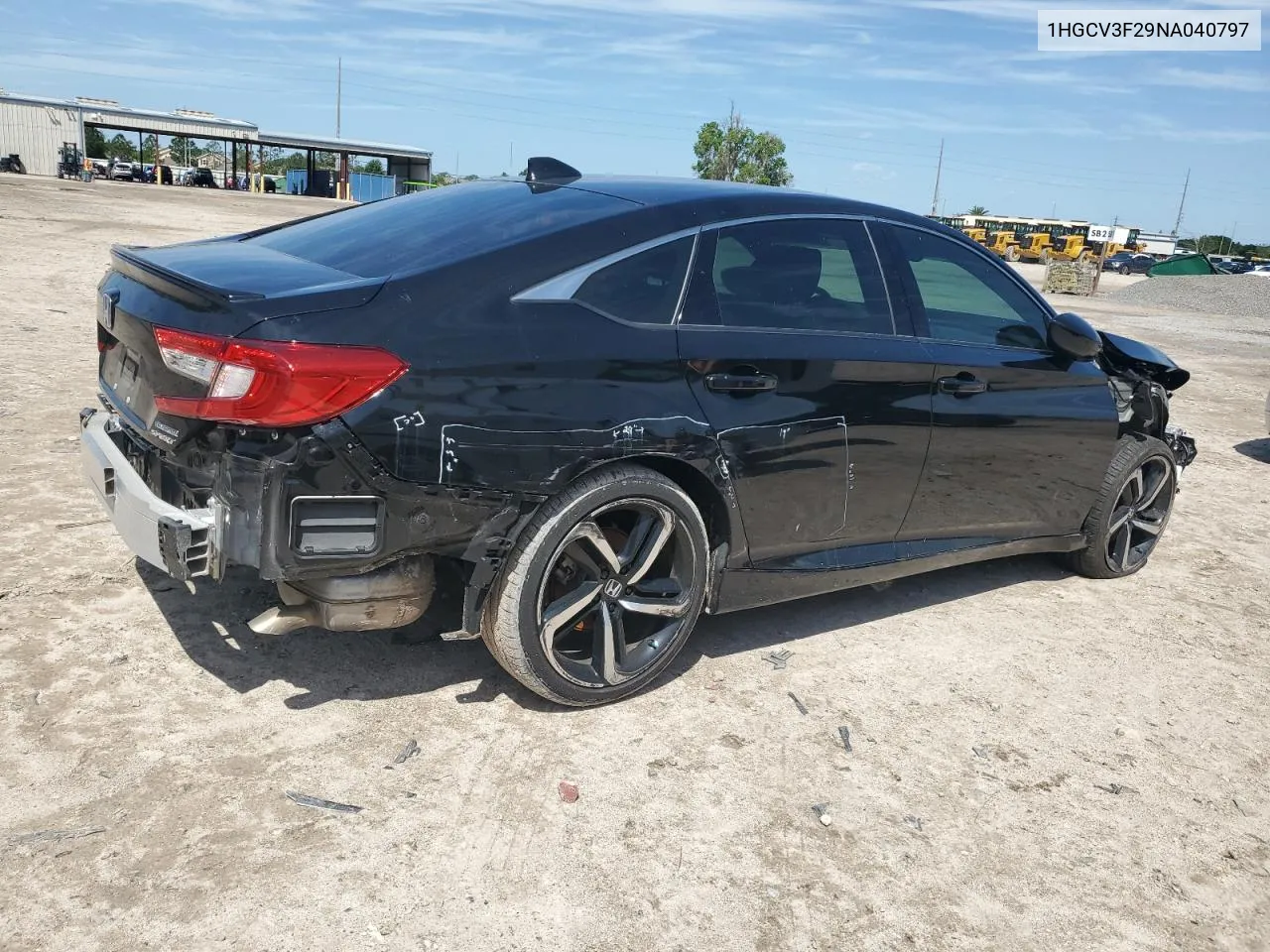 1HGCV3F29NA040797 2022 Honda Accord Hybrid Sport