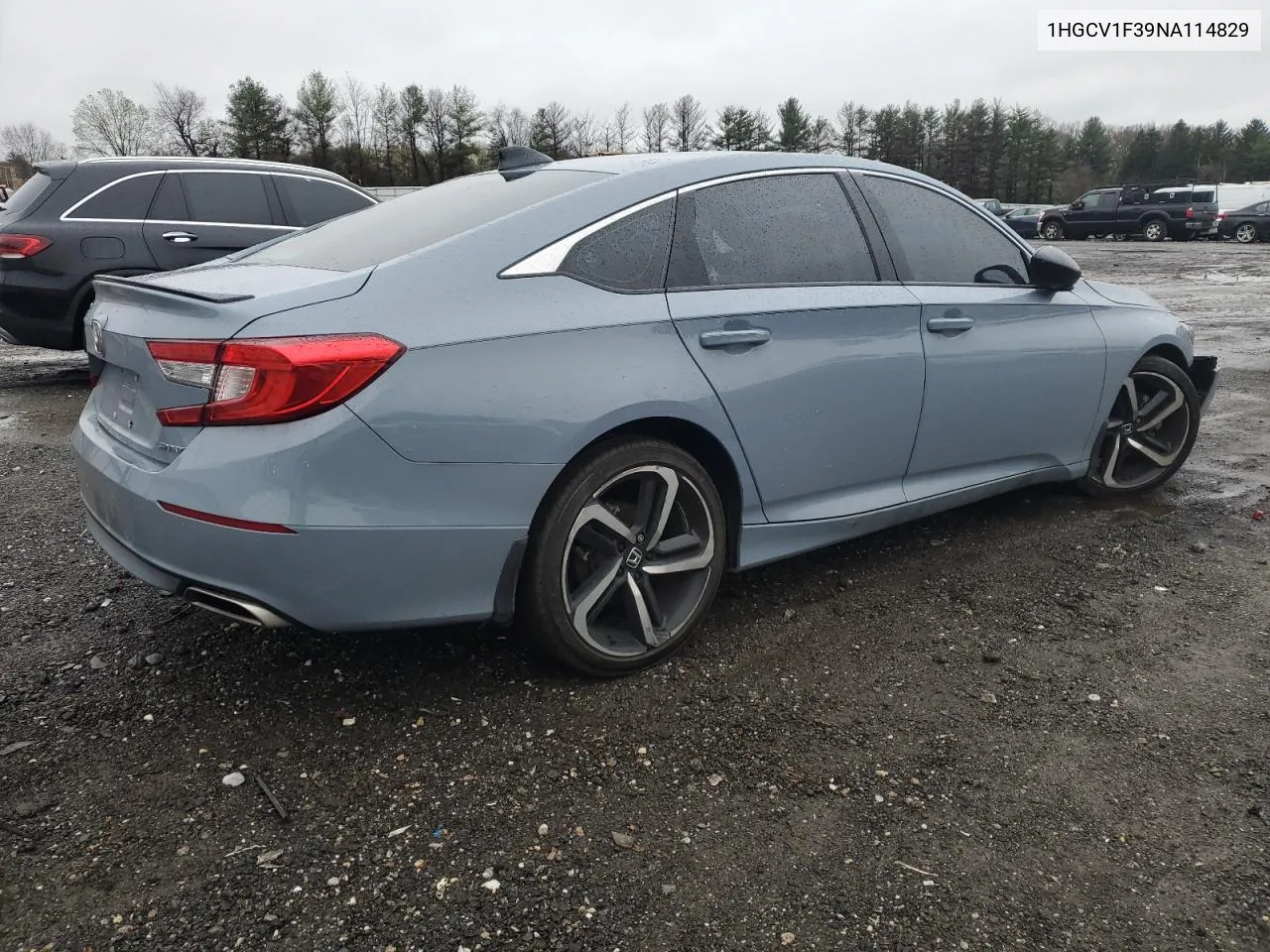 1HGCV1F39NA114829 2022 Honda Accord Sport