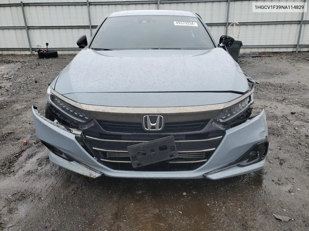 1HGCV1F39NA114829 2022 Honda Accord Sport