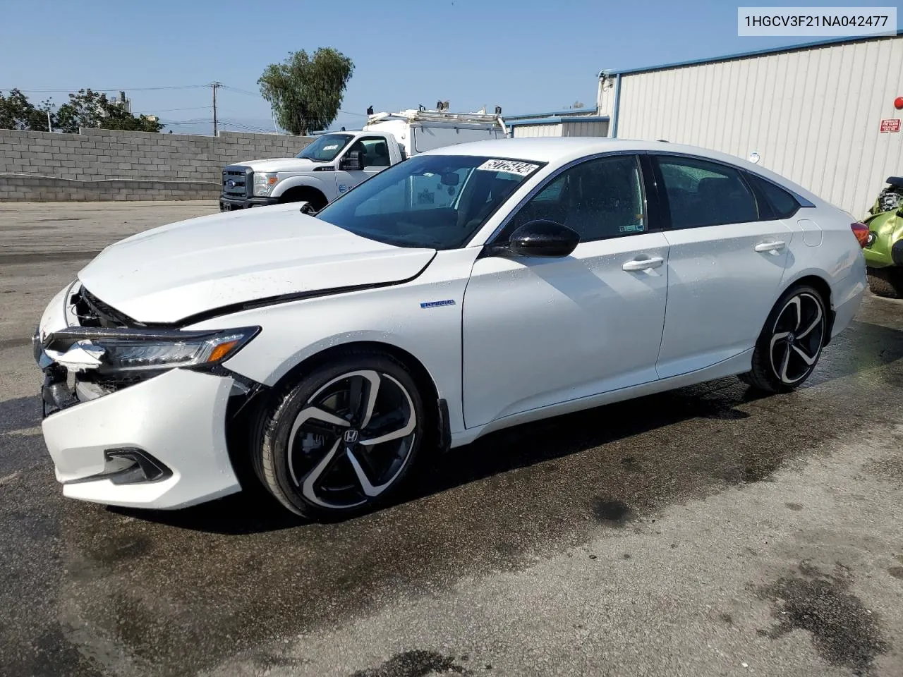 2022 Honda Accord Hybrid Sport VIN: 1HGCV3F21NA042477 Lot: 52725424