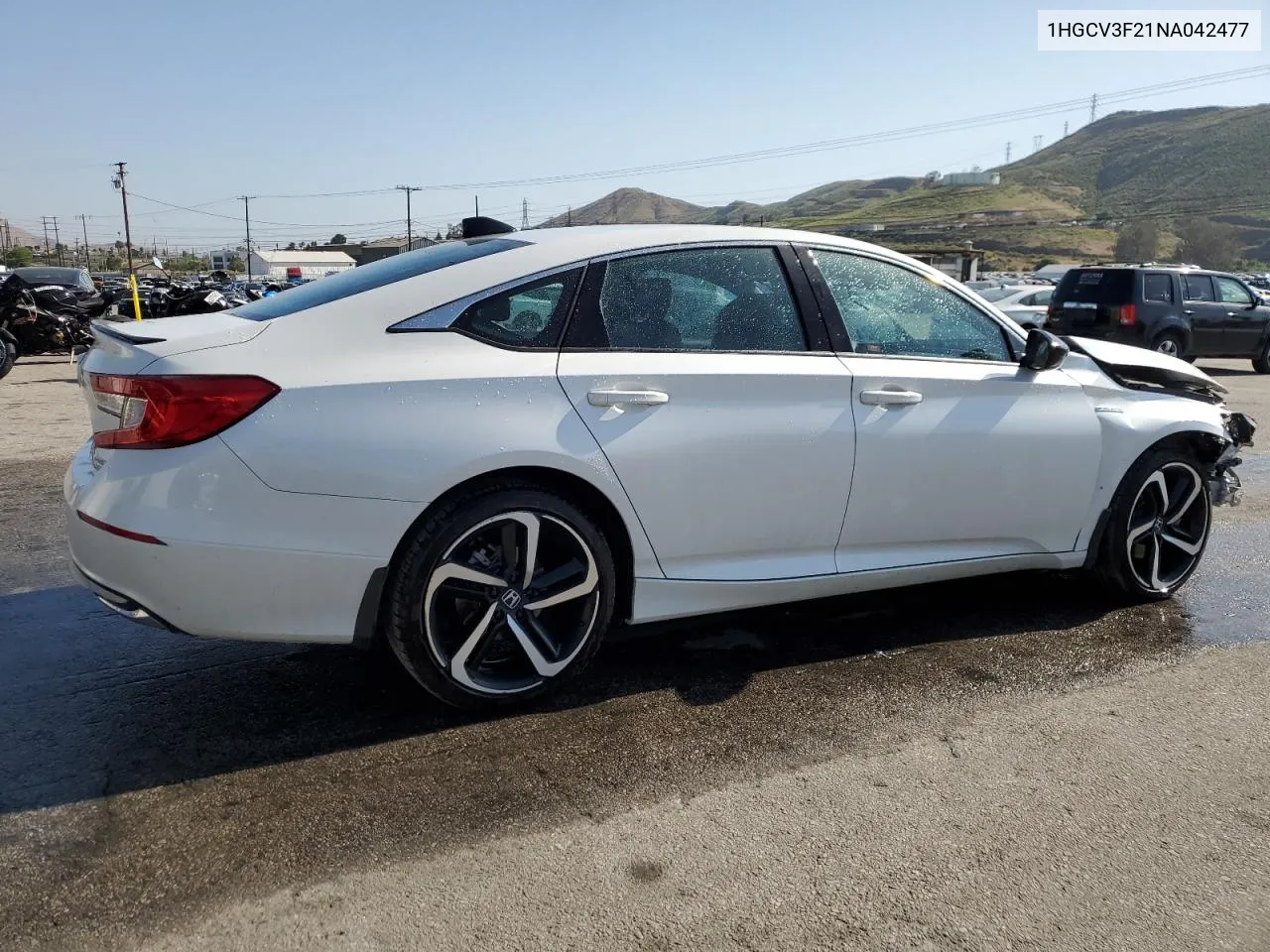 2022 Honda Accord Hybrid Sport VIN: 1HGCV3F21NA042477 Lot: 52725424