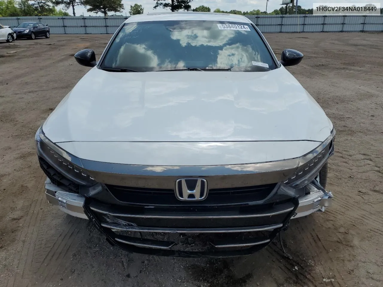 2022 Honda Accord Sport VIN: 1HGCV2F34NA018449 Lot: 53840124