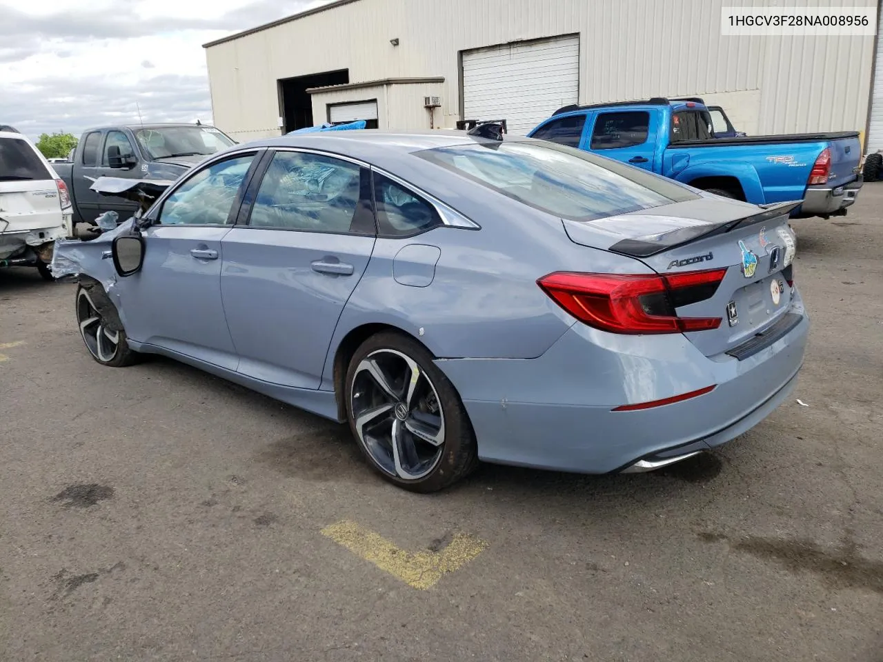 2022 Honda Accord Hybrid Sport VIN: 1HGCV3F28NA008956 Lot: 55313094