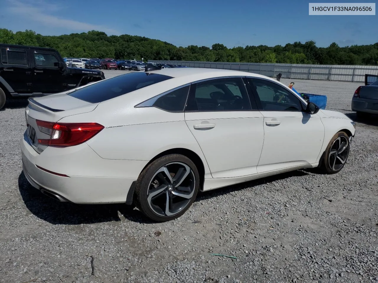 2022 Honda Accord Sport VIN: 1HGCV1F33NA096506 Lot: 56118894