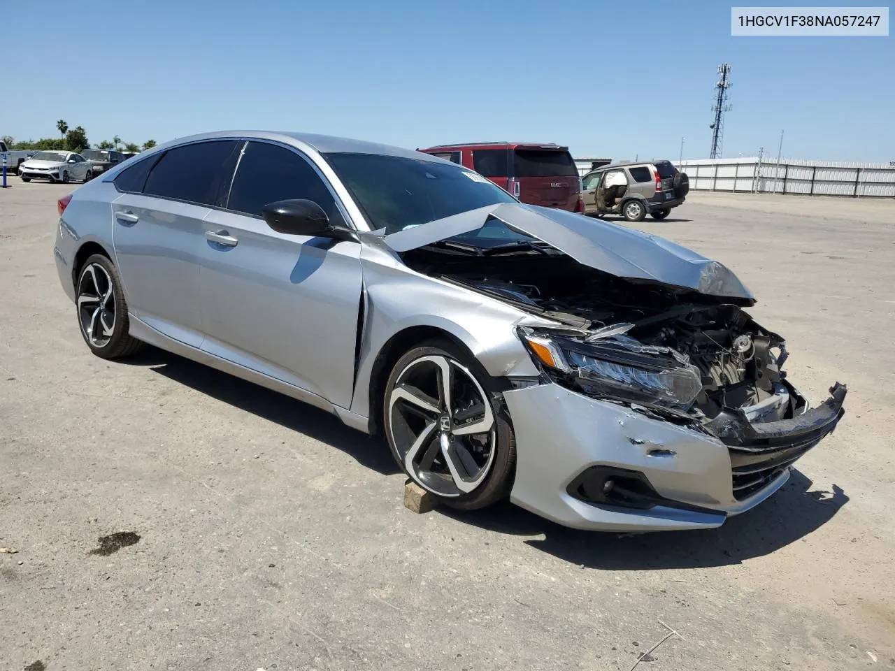 1HGCV1F38NA057247 2022 Honda Accord Sport