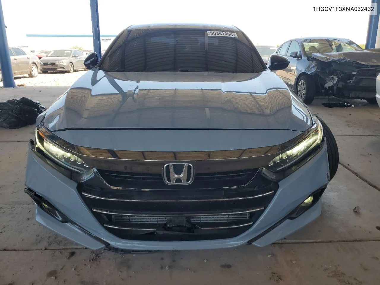 2022 Honda Accord Sport VIN: 1HGCV1F3XNA032432 Lot: 58361484