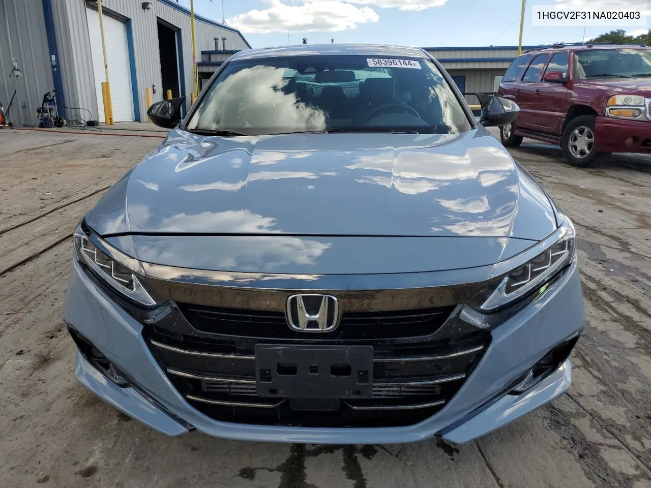 2022 Honda Accord Sport VIN: 1HGCV2F31NA020403 Lot: 58396144