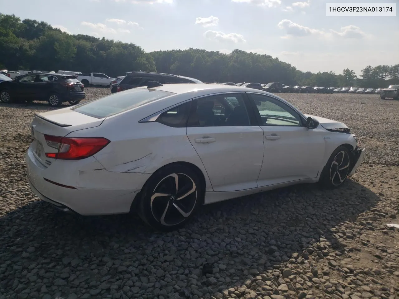 1HGCV3F23NA013174 2022 Honda Accord Hybrid Sport