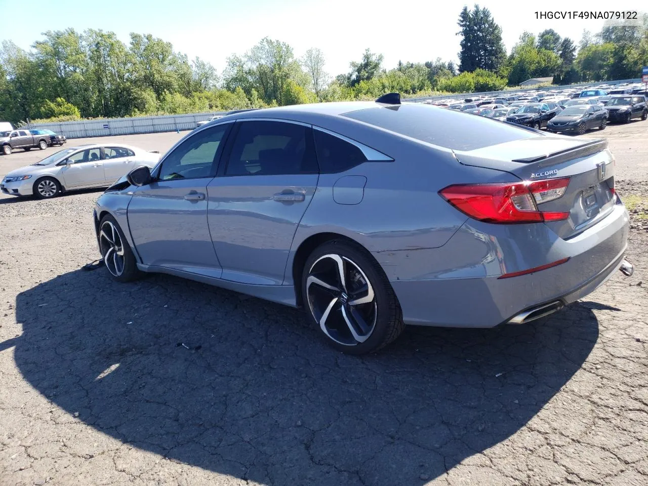 1HGCV1F49NA079122 2022 Honda Accord Sport Se