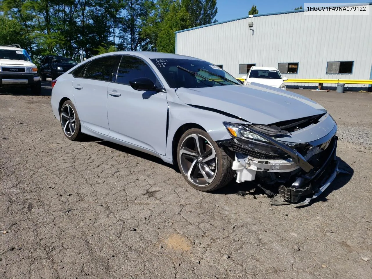 1HGCV1F49NA079122 2022 Honda Accord Sport Se