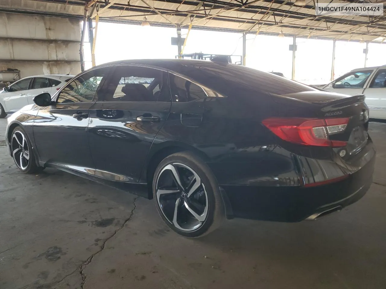 2022 Honda Accord Sport Se VIN: 1HGCV1F49NA104424 Lot: 59923394