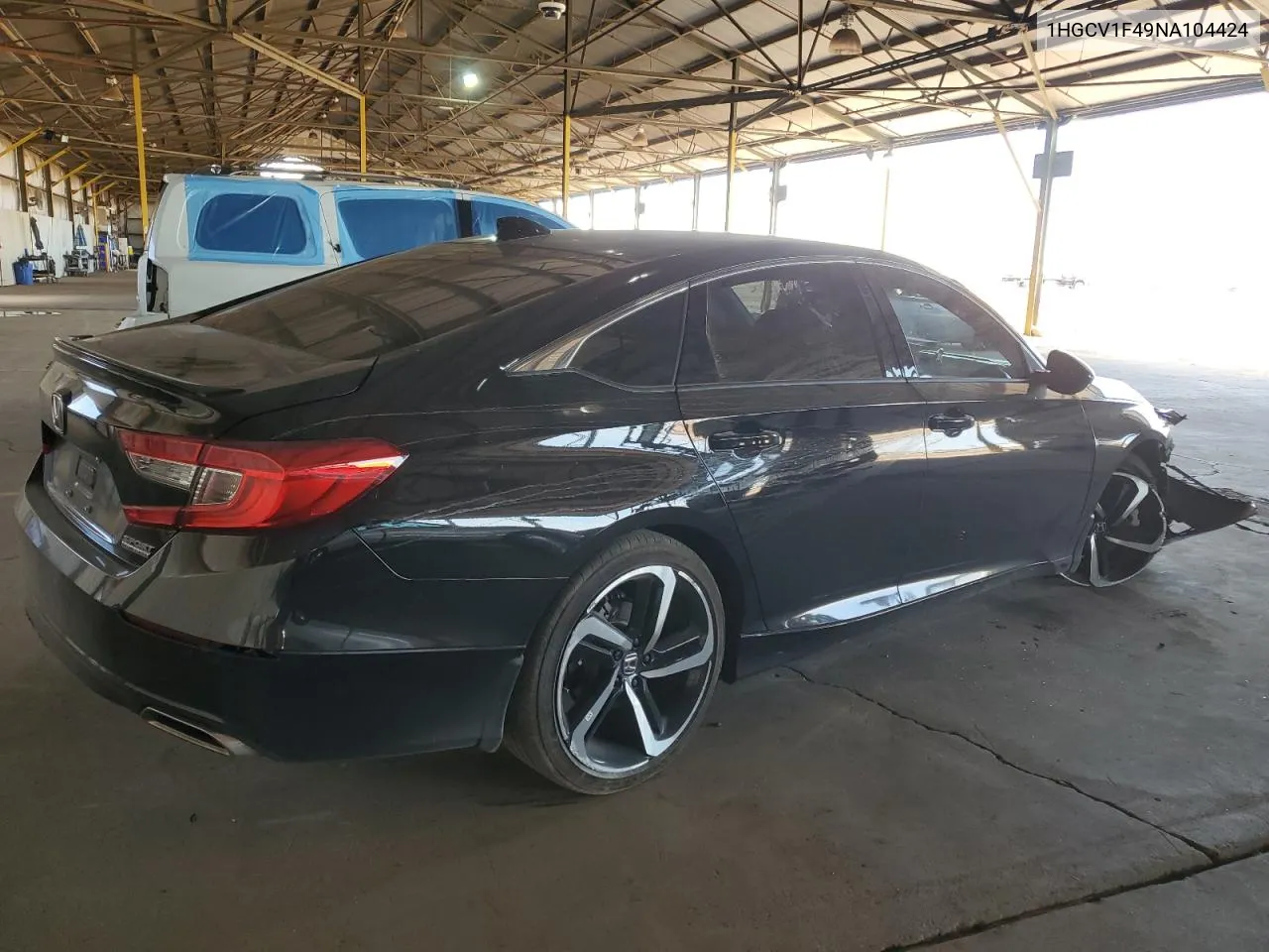 1HGCV1F49NA104424 2022 Honda Accord Sport Se