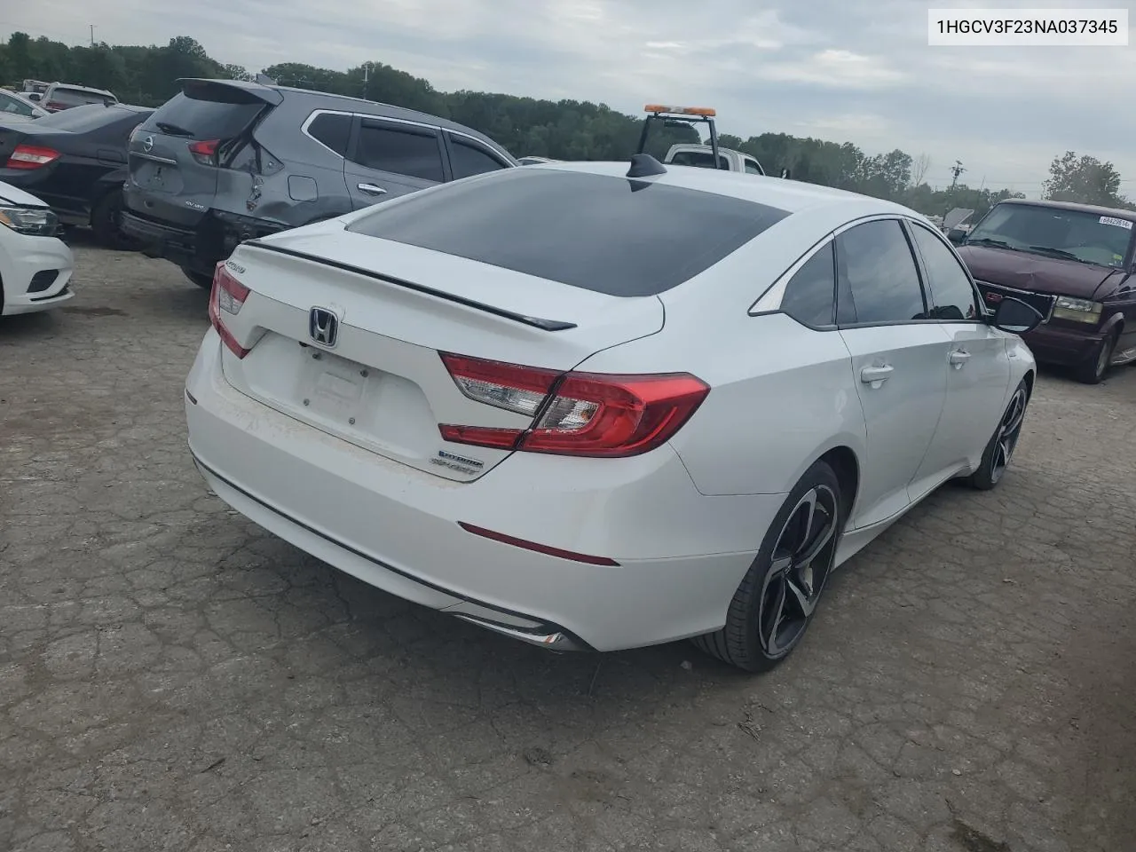 2022 Honda Accord Hybrid Sport VIN: 1HGCV3F23NA037345 Lot: 60798054