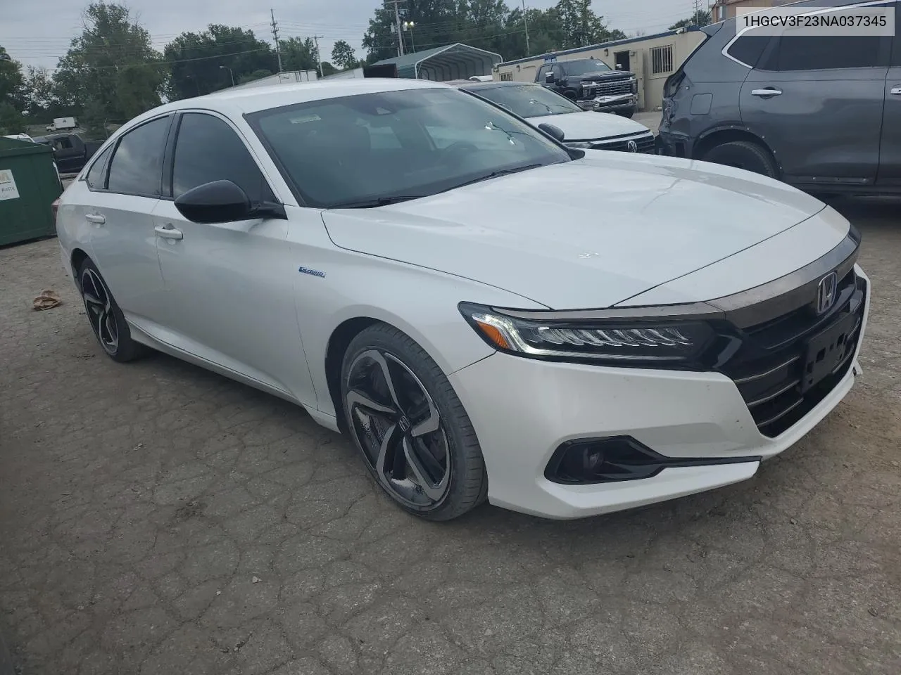 2022 Honda Accord Hybrid Sport VIN: 1HGCV3F23NA037345 Lot: 60798054