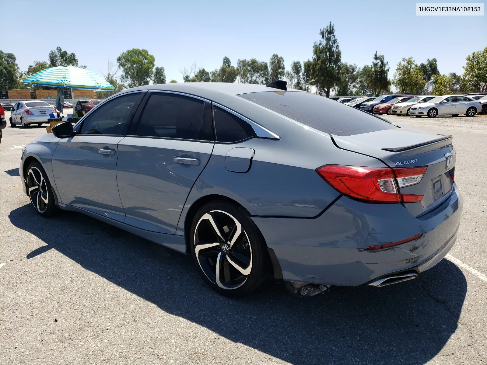 1HGCV1F33NA108153 2022 Honda Accord Sport