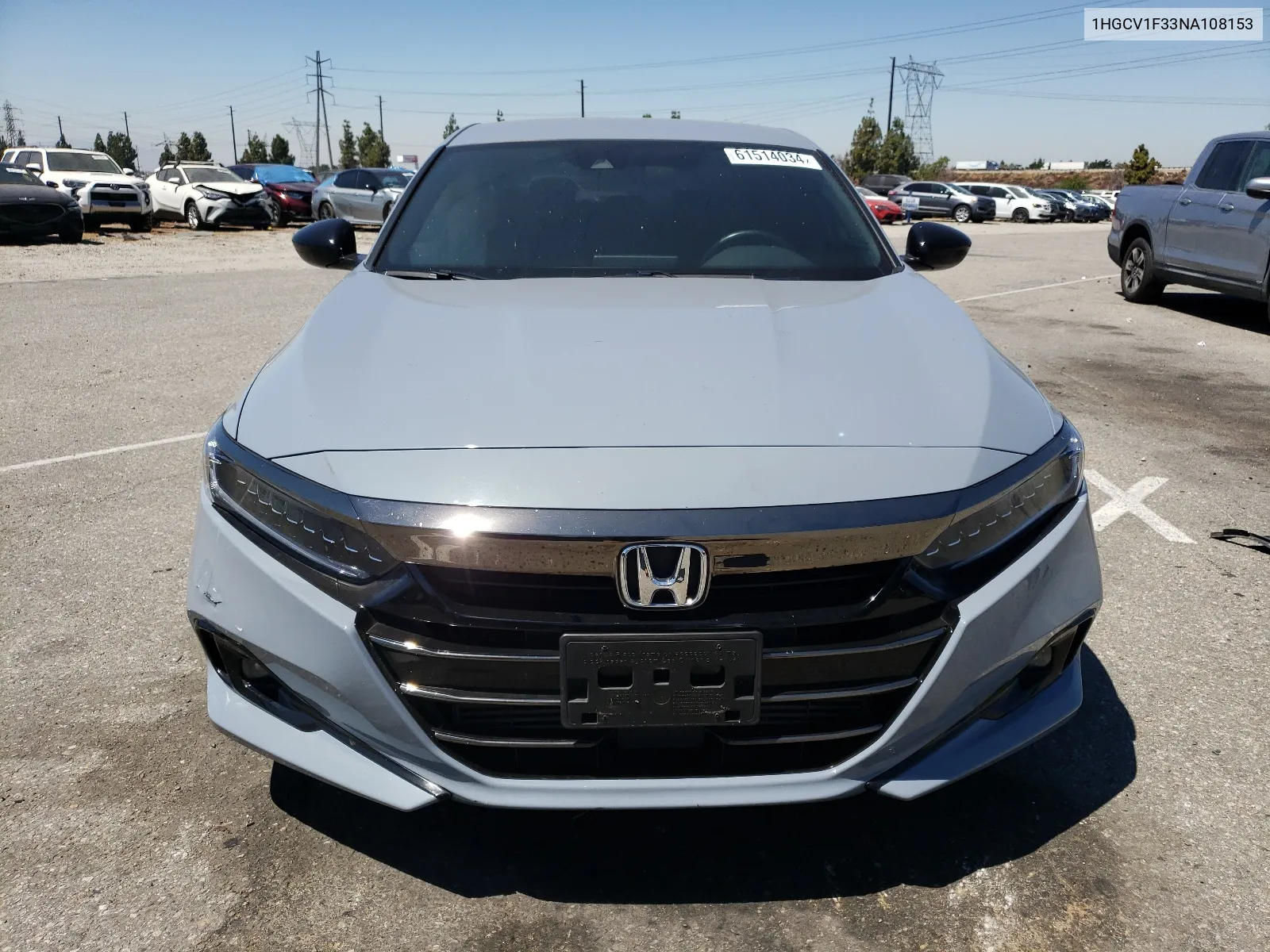 1HGCV1F33NA108153 2022 Honda Accord Sport