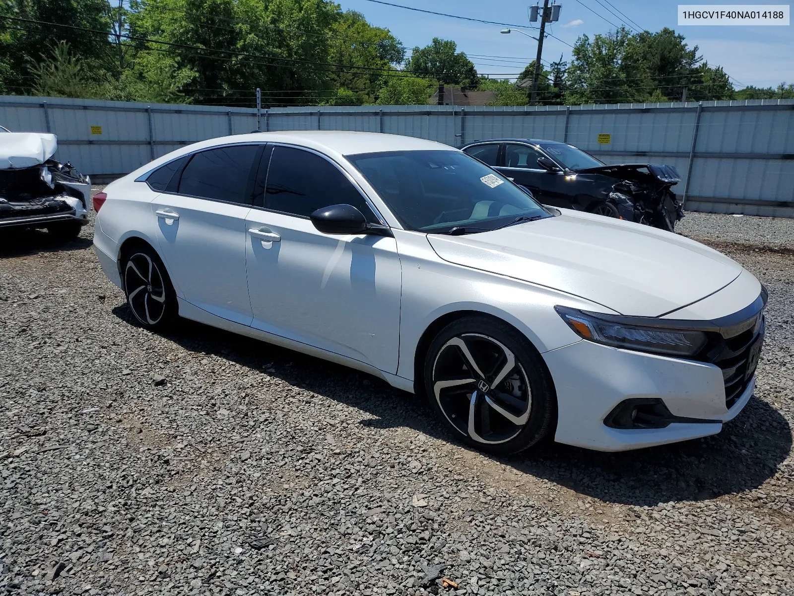 2022 Honda Accord Sport Se VIN: 1HGCV1F40NA014188 Lot: 61531914