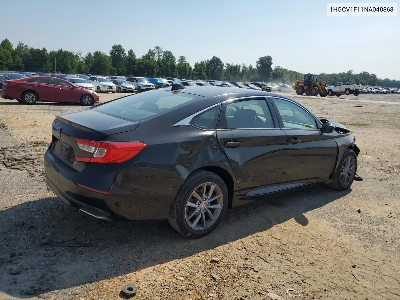 2022 Honda Accord Lx VIN: 1HGCV1F11NA040868 Lot: 61573754