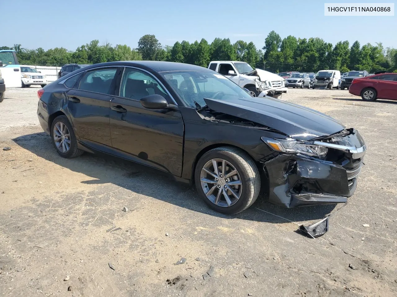 1HGCV1F11NA040868 2022 Honda Accord Lx