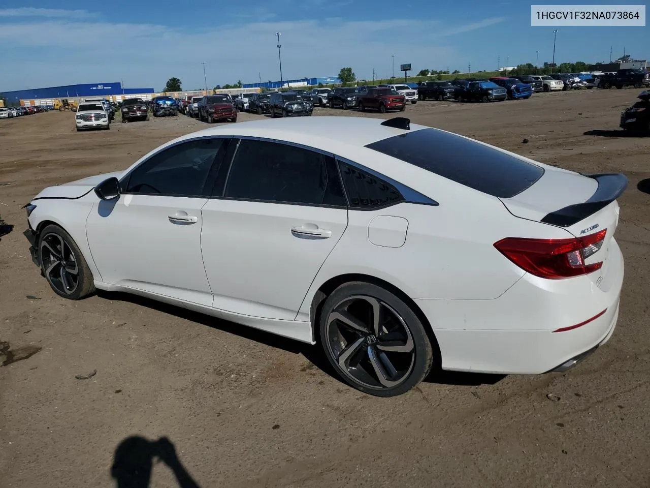 1HGCV1F32NA073864 2022 Honda Accord Sport