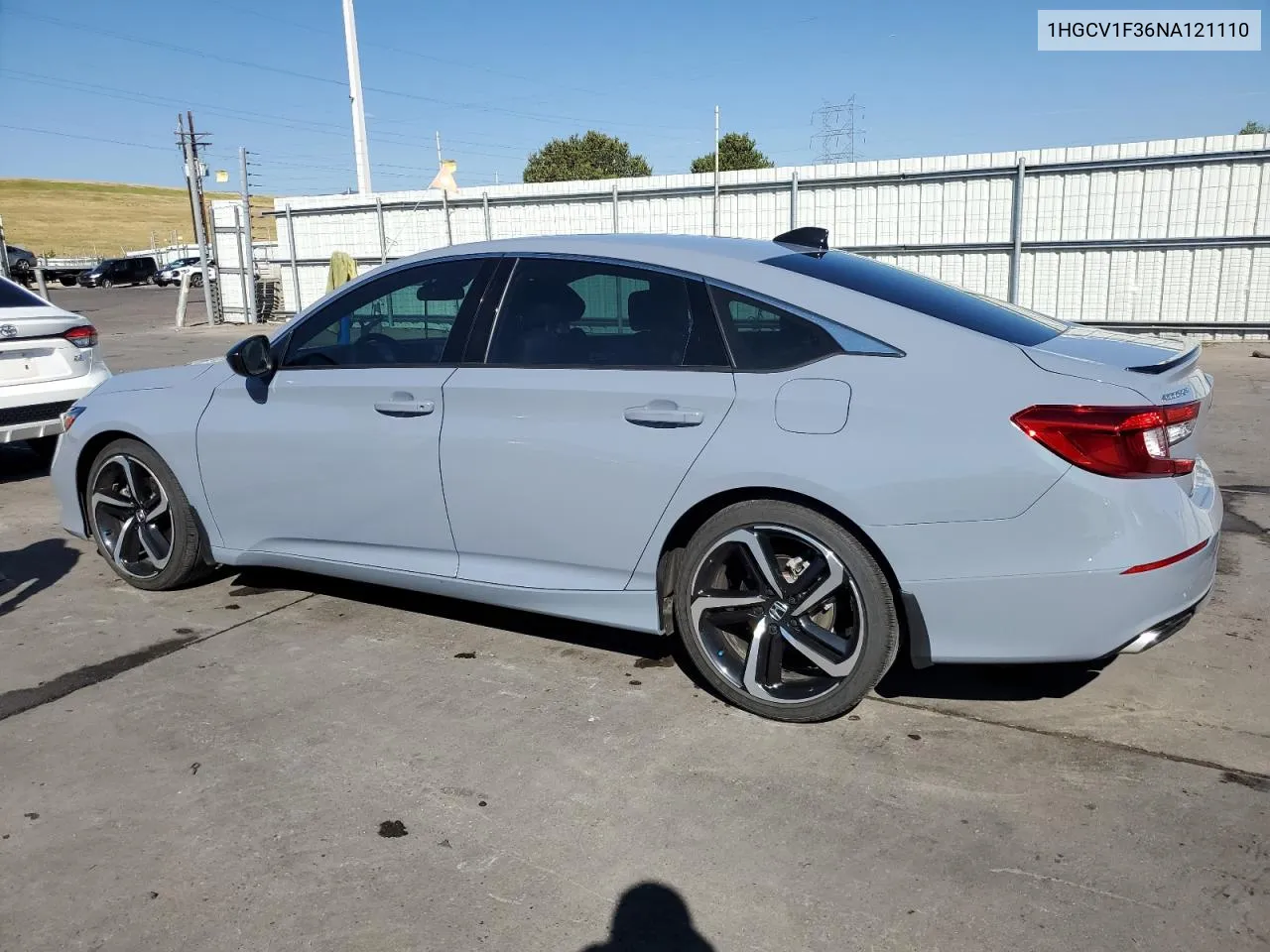 2022 Honda Accord Sport VIN: 1HGCV1F36NA121110 Lot: 62290734