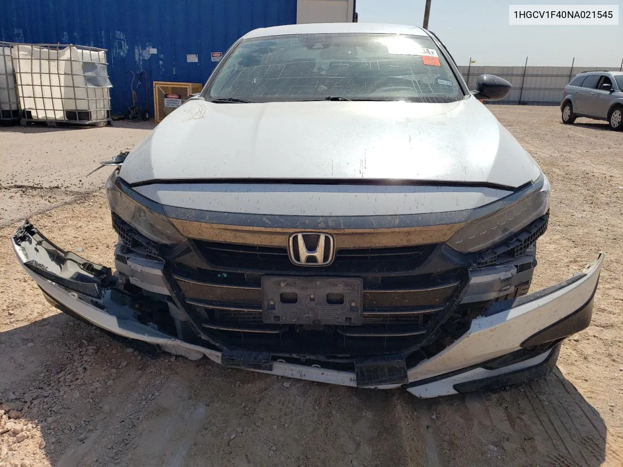 2022 Honda Accord Sport Se VIN: 1HGCV1F40NA021545 Lot: 63428434