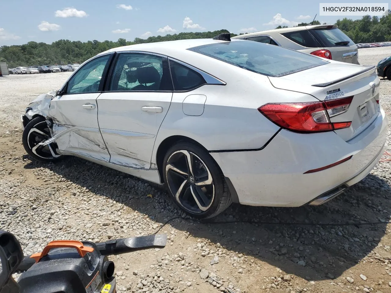 1HGCV2F32NA018594 2022 Honda Accord Sport