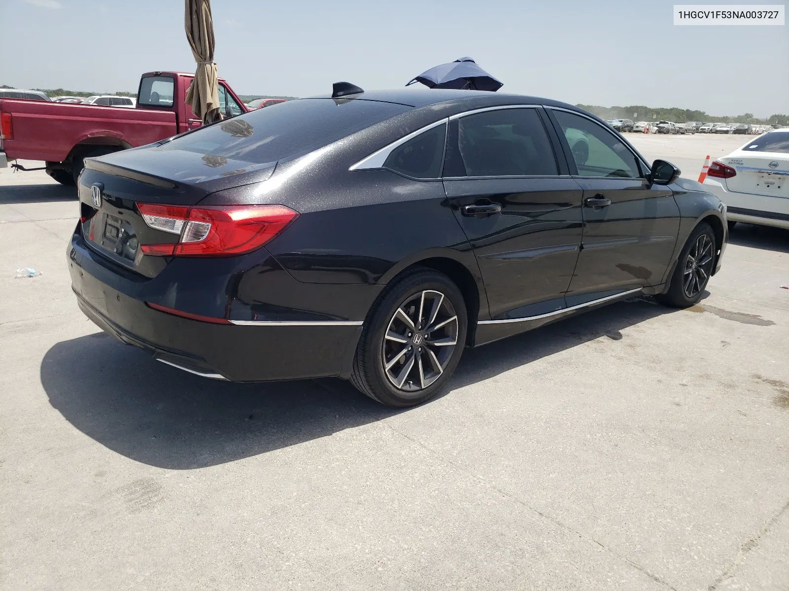 2022 Honda Accord Exl VIN: 1HGCV1F53NA003727 Lot: 63913954