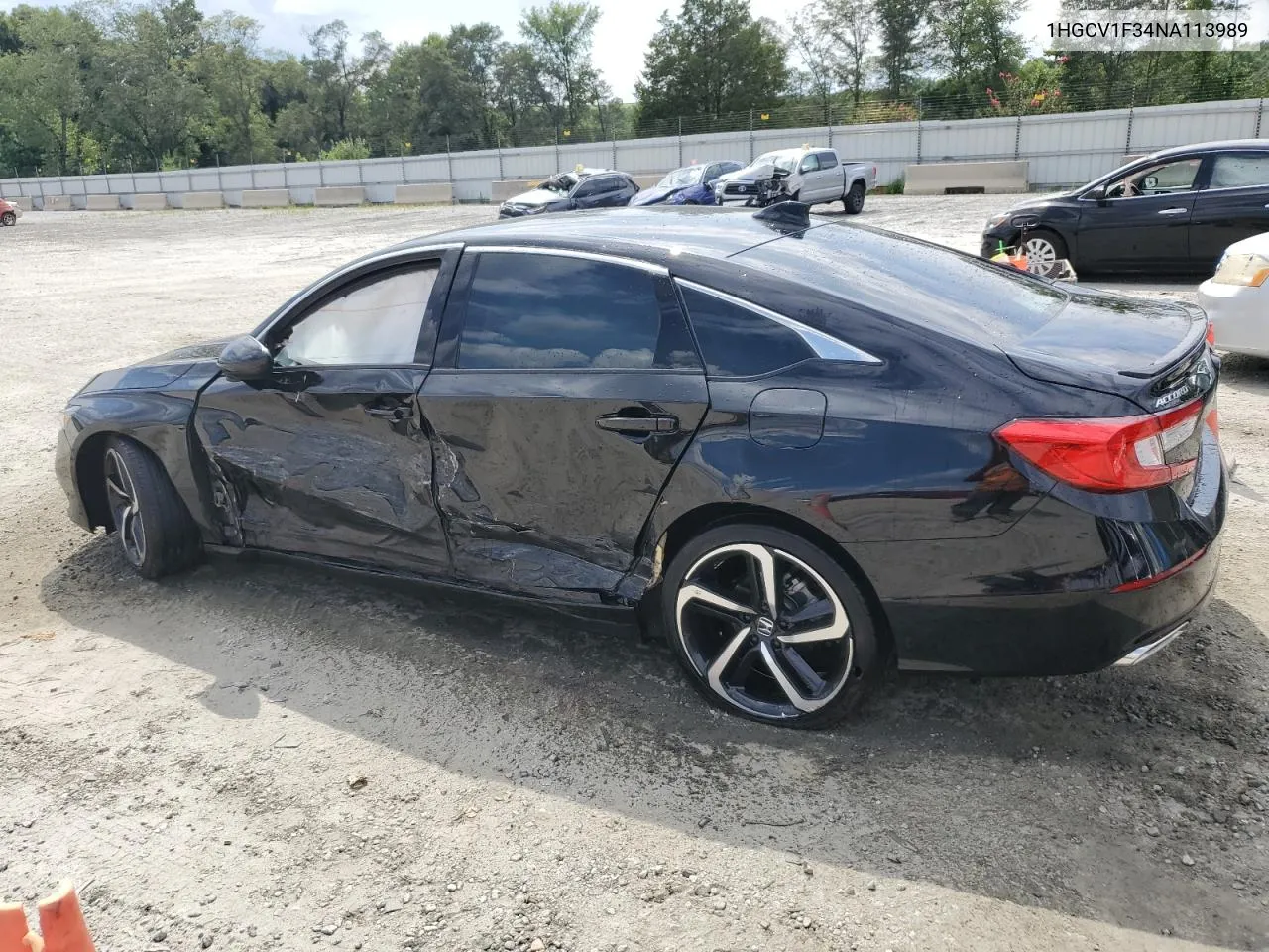 1HGCV1F34NA113989 2022 Honda Accord Sport