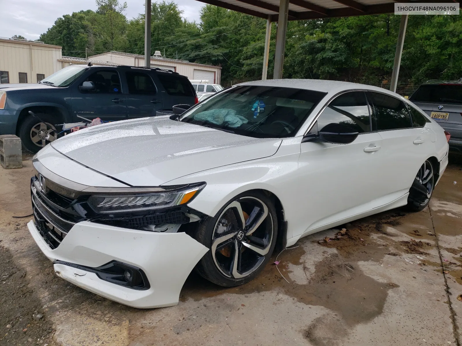 1HGCV1F48NA096106 2022 Honda Accord Sport Se