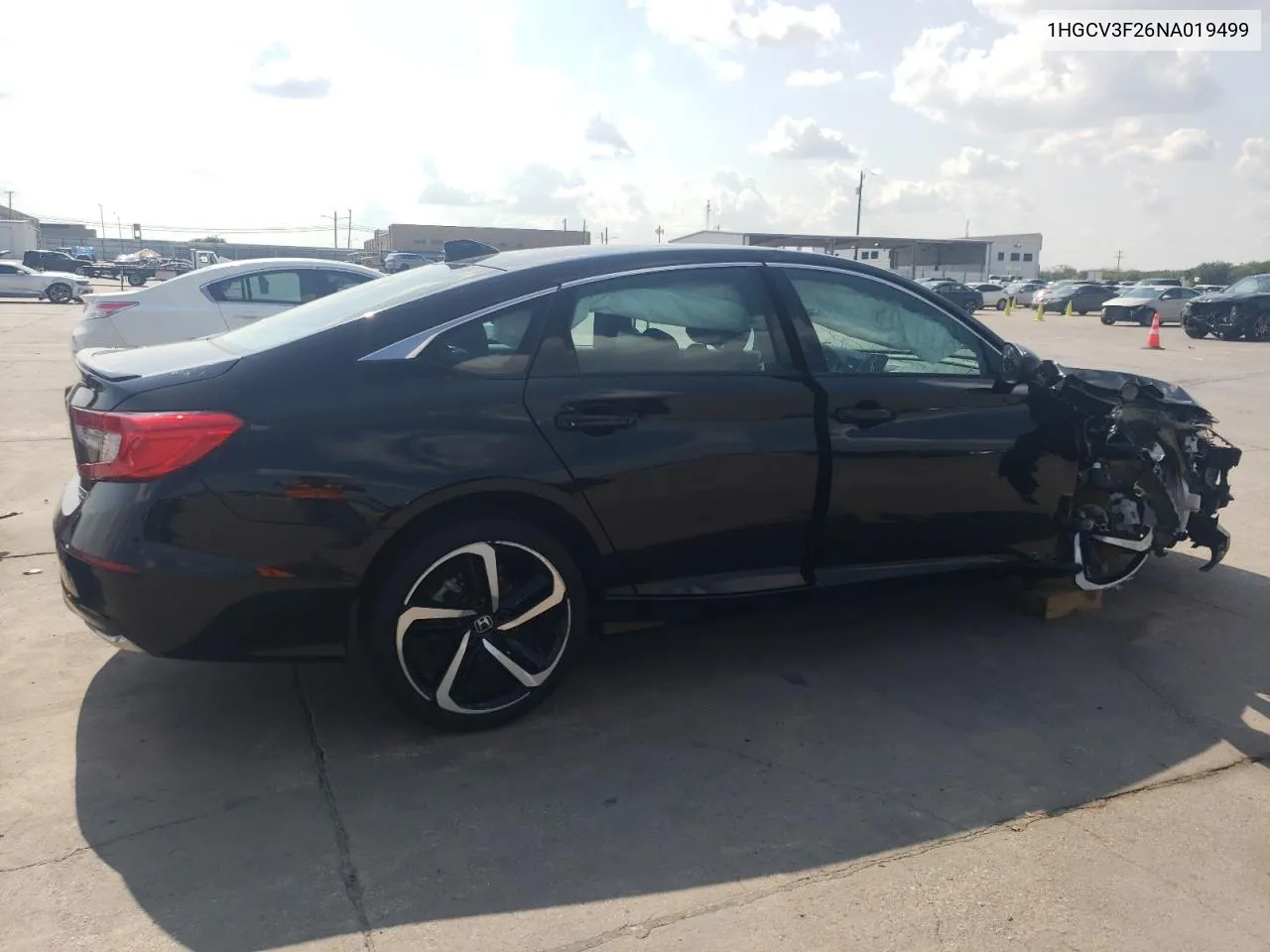 1HGCV3F26NA019499 2022 Honda Accord Hybrid Sport