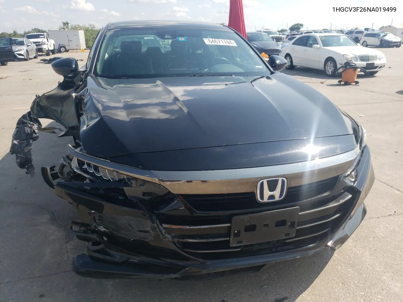 2022 Honda Accord Hybrid Sport VIN: 1HGCV3F26NA019499 Lot: 64671194