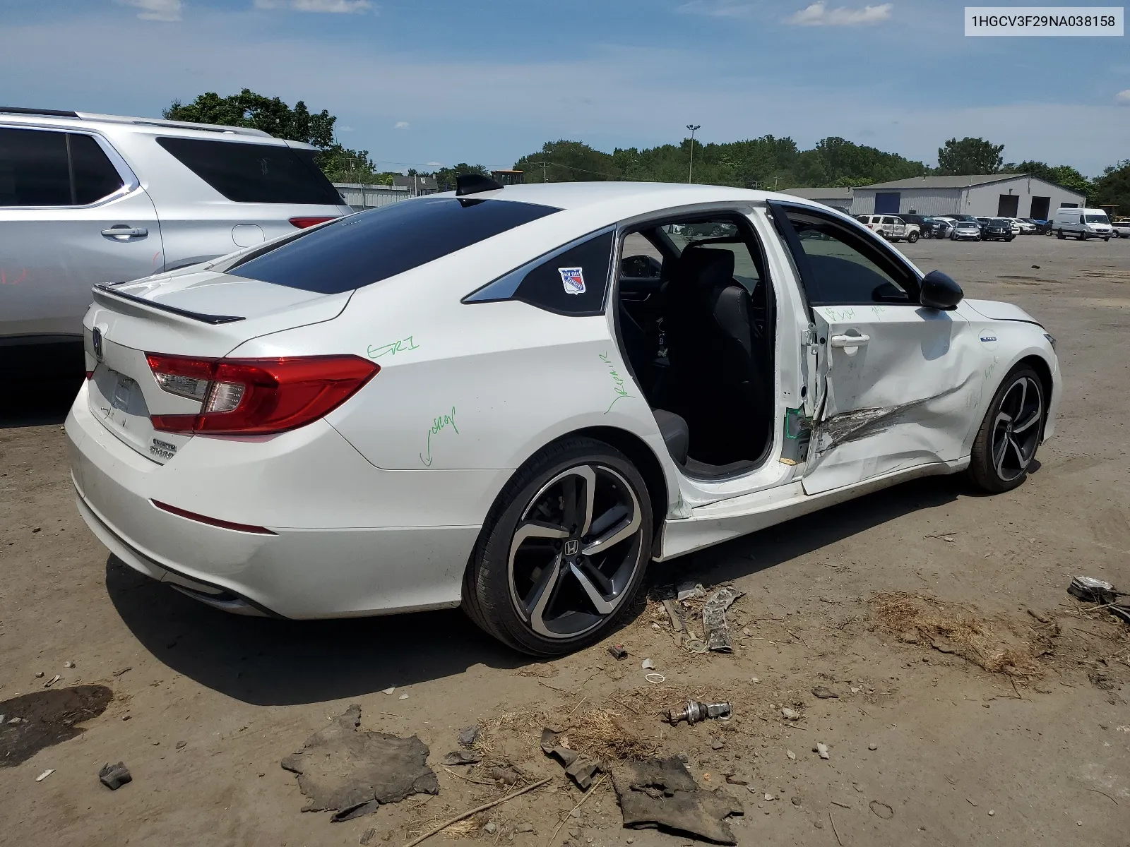 2022 Honda Accord Hybrid Sport VIN: 1HGCV3F29NA038158 Lot: 64748184