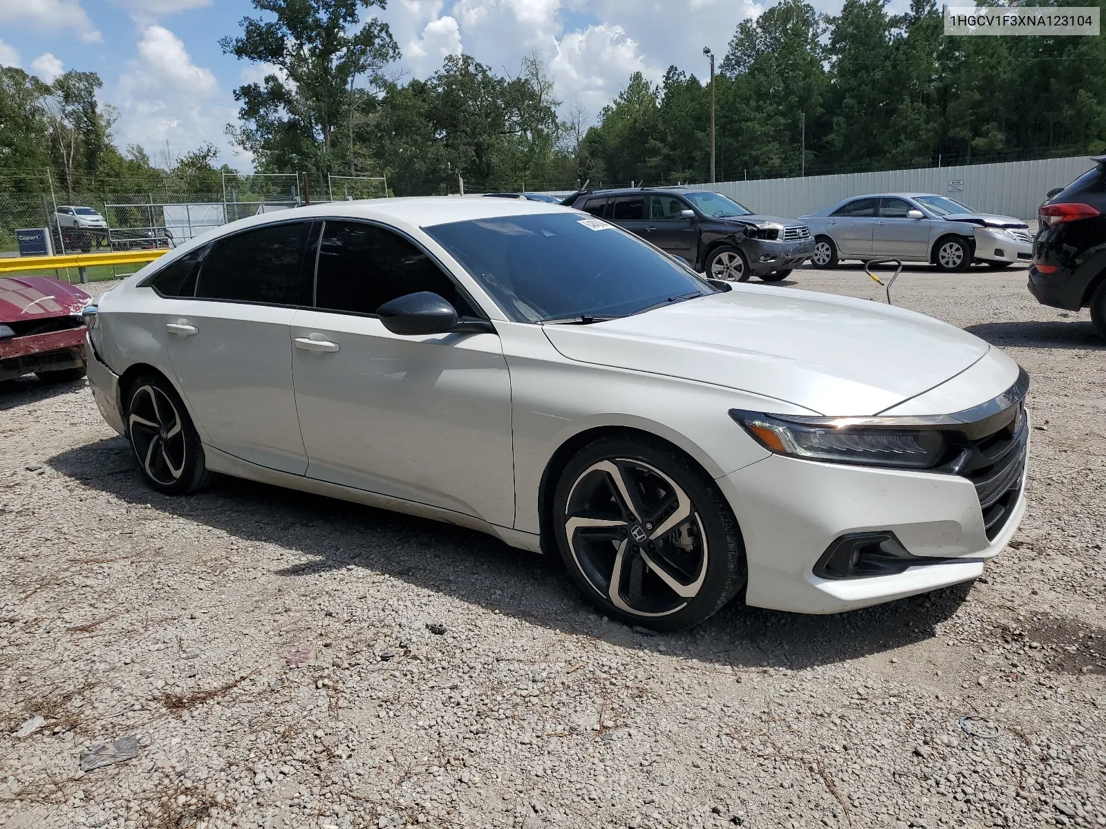 1HGCV1F3XNA123104 2022 Honda Accord Sport