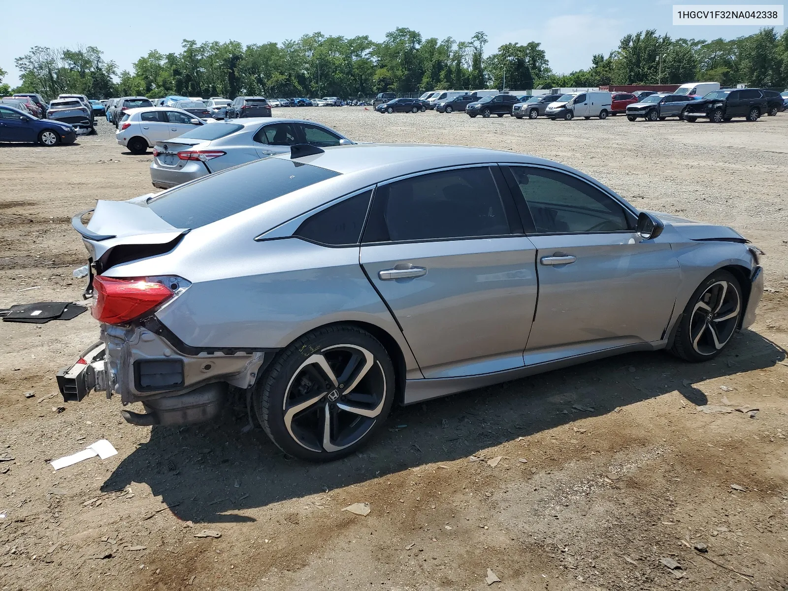 2022 Honda Accord Sport VIN: 1HGCV1F32NA042338 Lot: 64973284