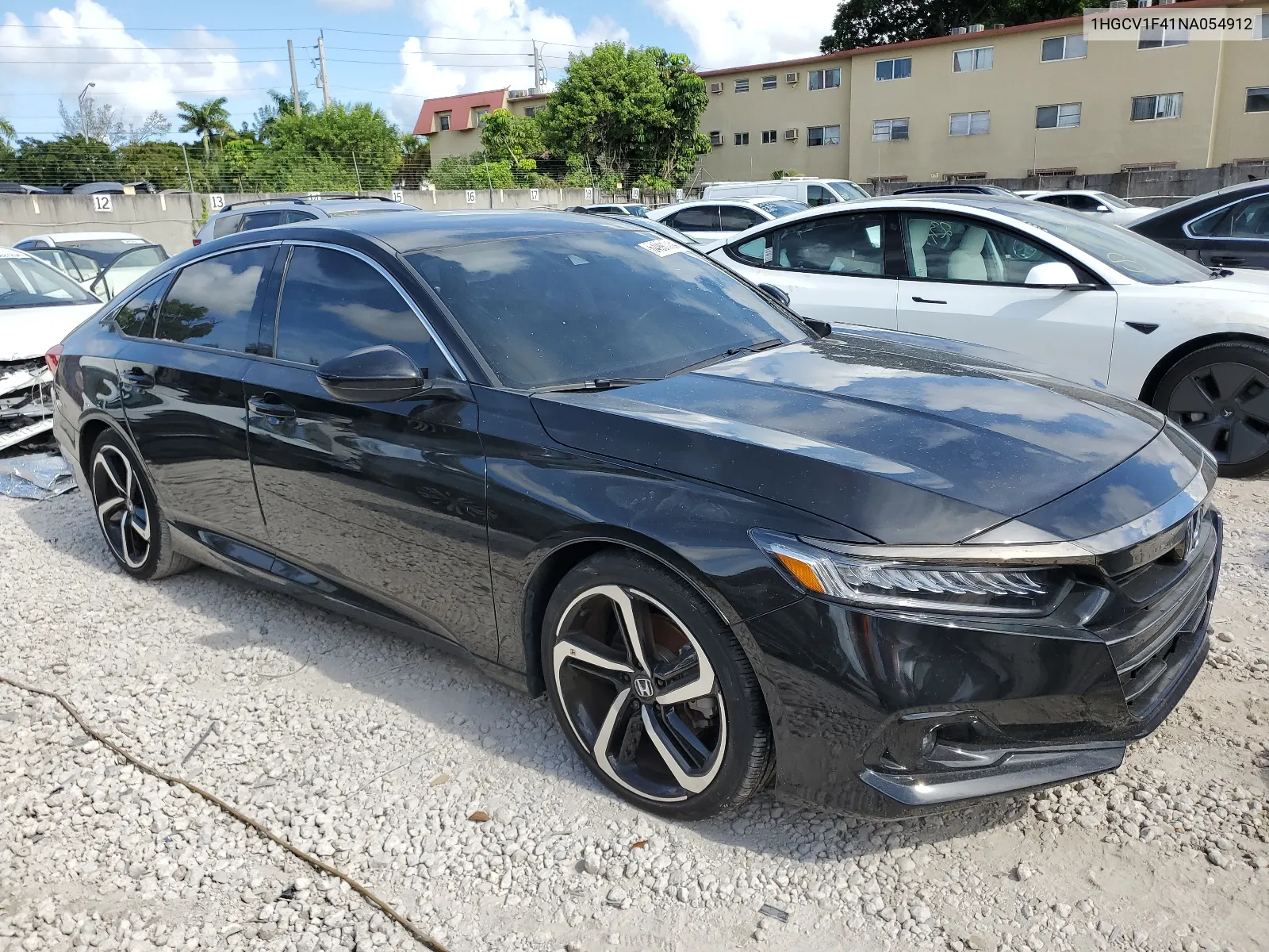 2022 Honda Accord Sport Se VIN: 1HGCV1F41NA054912 Lot: 64991734