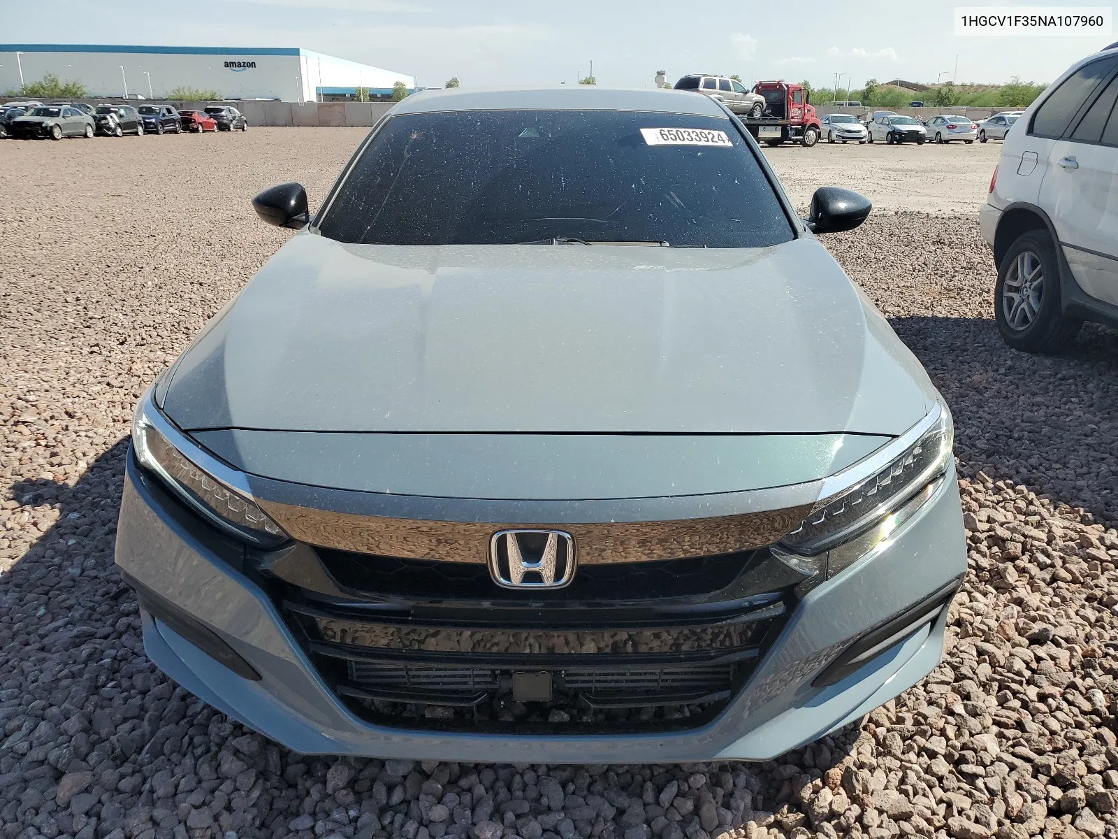 2022 Honda Accord Sport VIN: 1HGCV1F35NA107960 Lot: 65033924