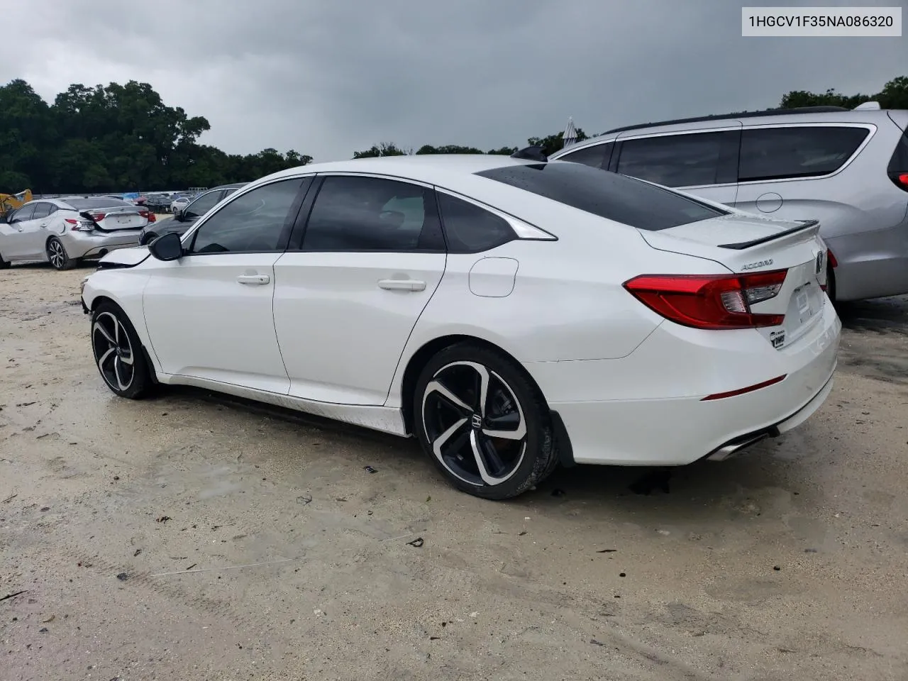 2022 Honda Accord Sport VIN: 1HGCV1F35NA086320 Lot: 65849354