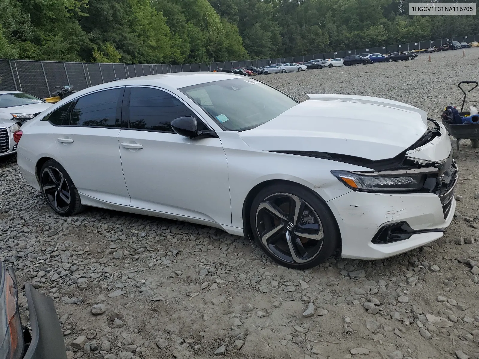 1HGCV1F31NA116705 2022 Honda Accord Sport