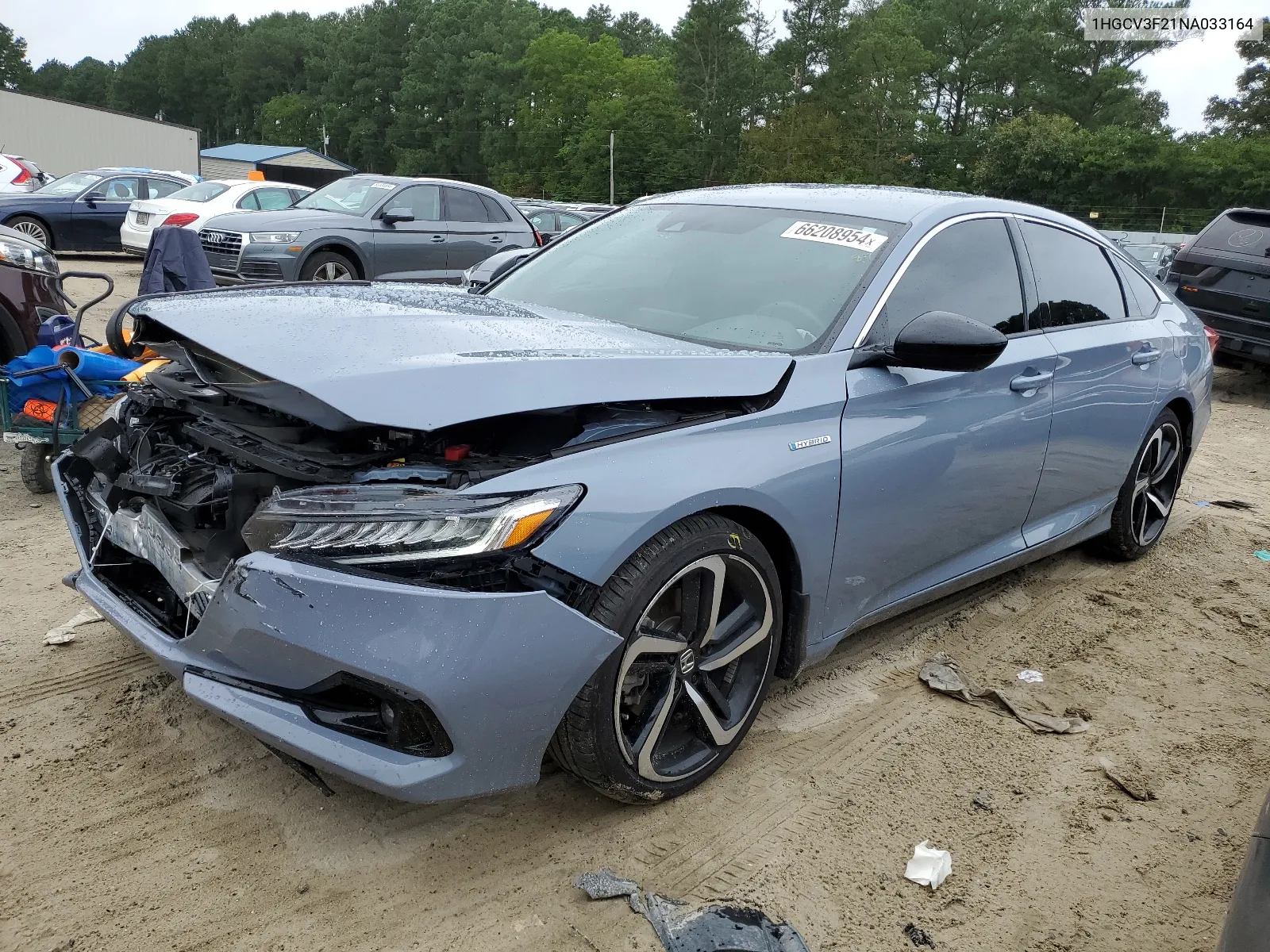 1HGCV3F21NA033164 2022 Honda Accord Hybrid Sport