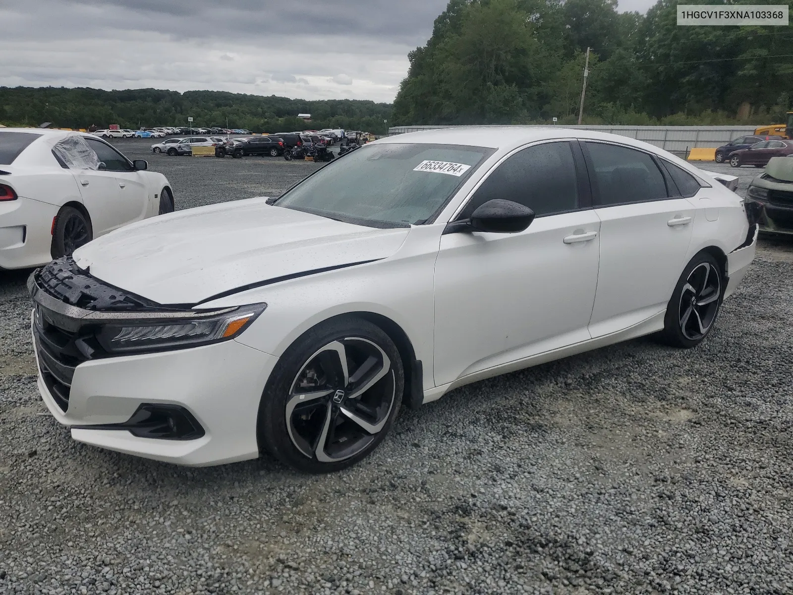 1HGCV1F3XNA103368 2022 Honda Accord Sport