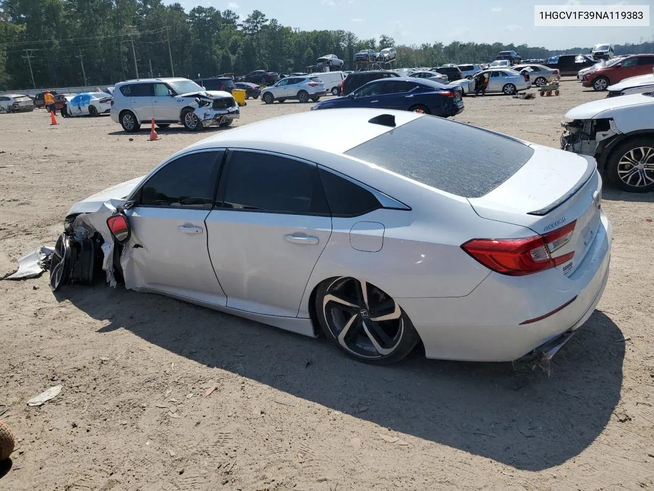 1HGCV1F39NA119383 2022 Honda Accord Sport