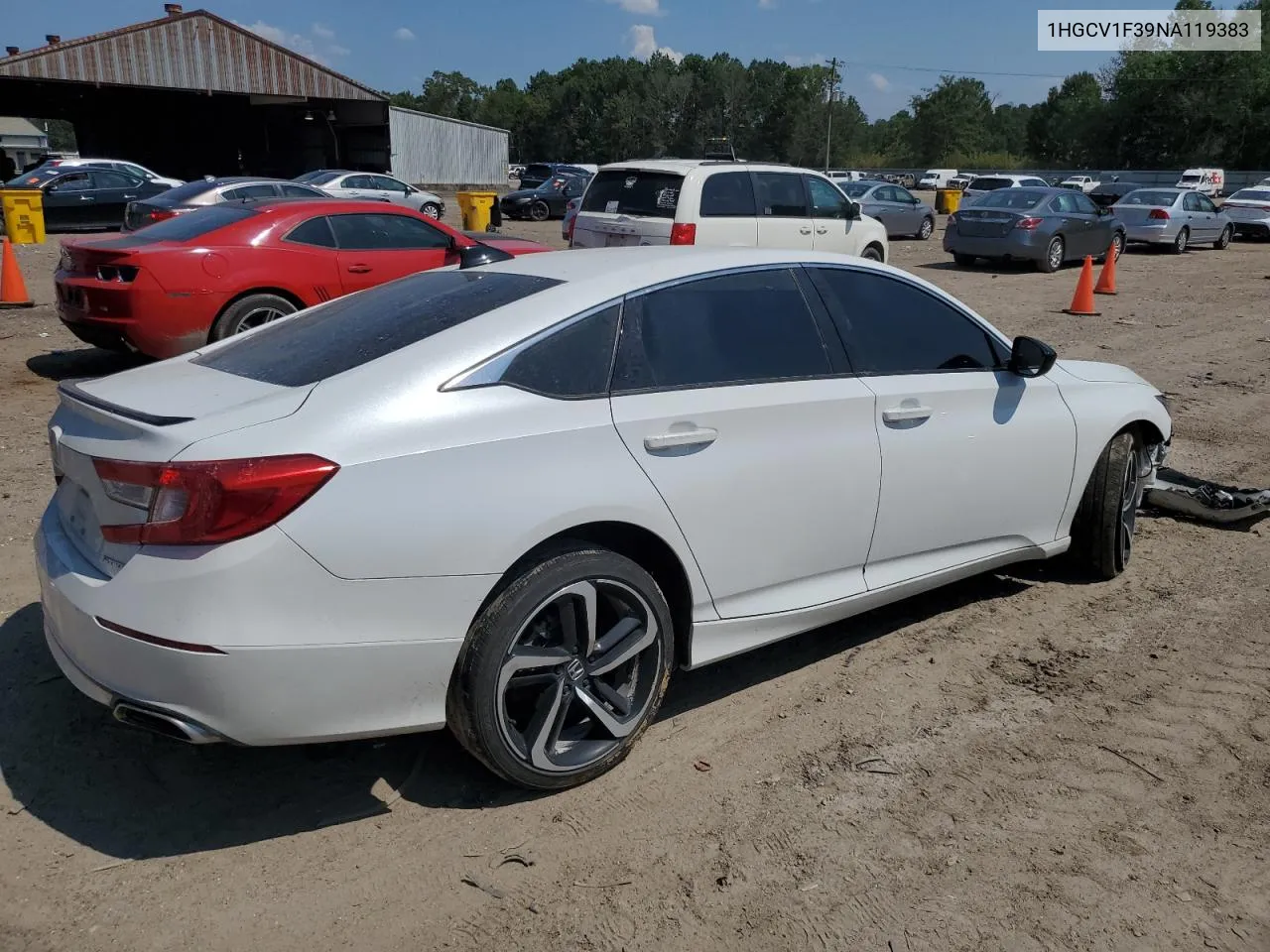 1HGCV1F39NA119383 2022 Honda Accord Sport