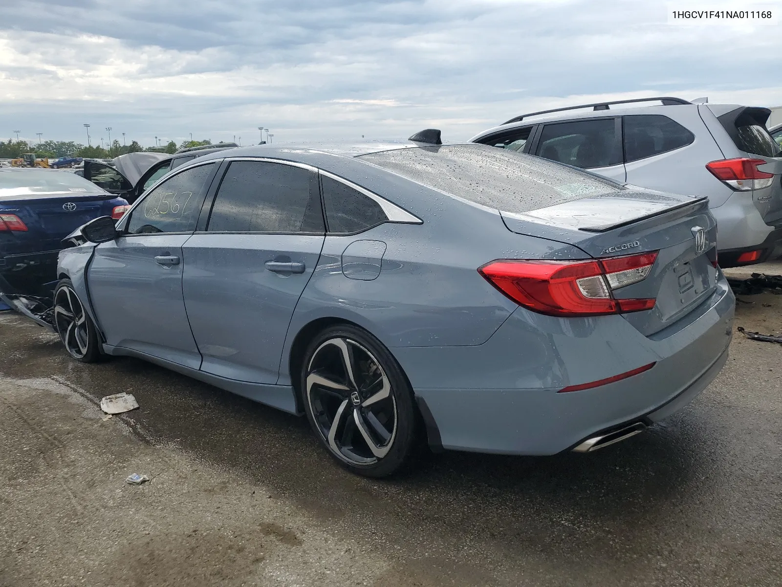 1HGCV1F41NA011168 2022 Honda Accord Sport Se