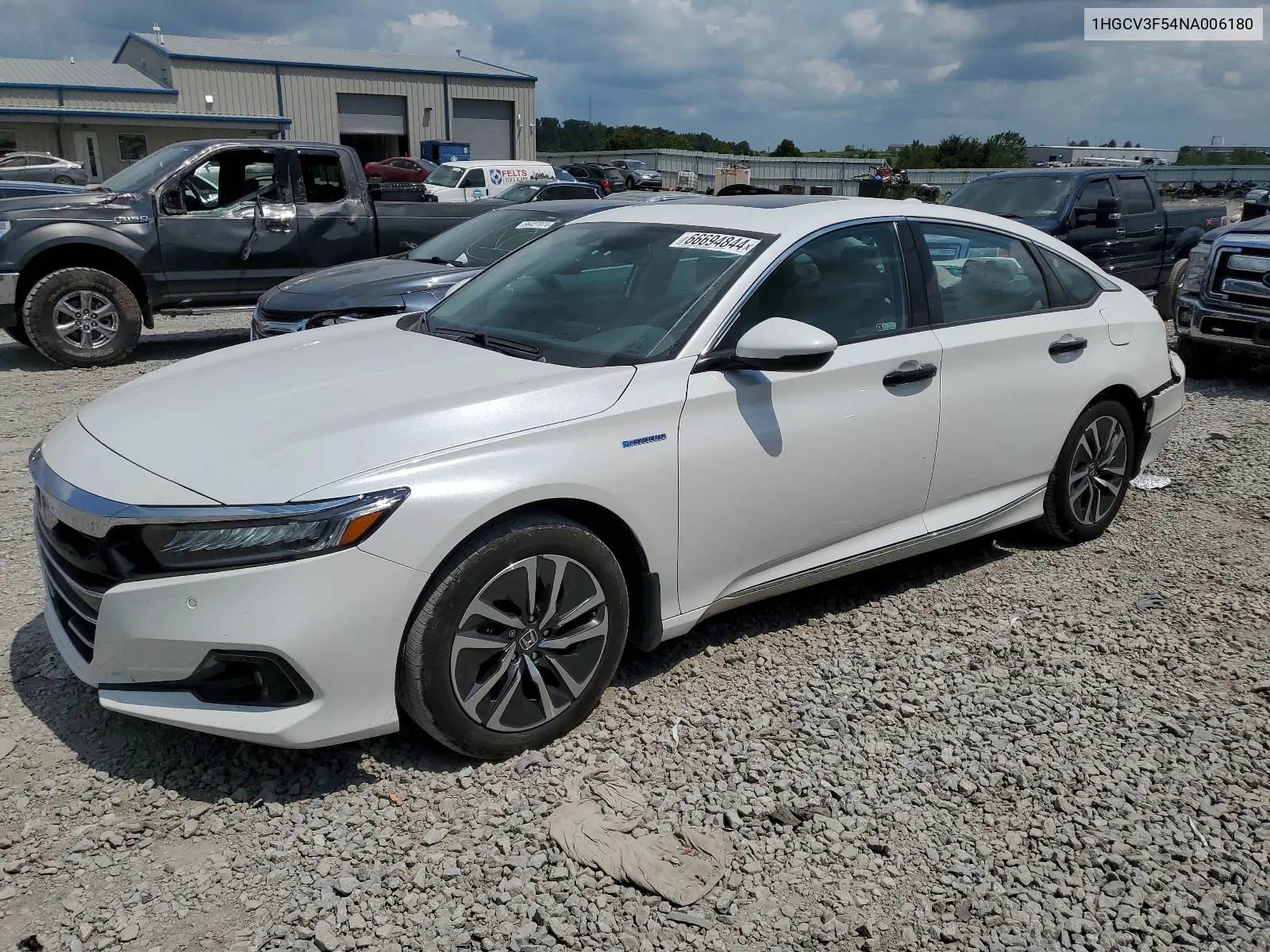 1HGCV3F54NA006180 2022 Honda Accord Hybrid Exl